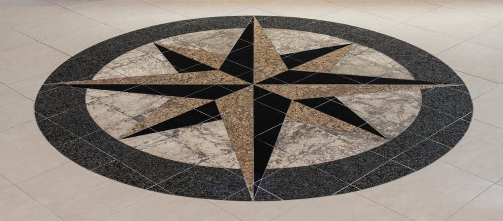 custom cut Floor Medallion