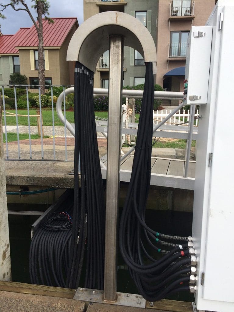 custom water jet cut electrical water fall