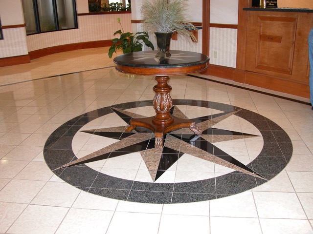 Granite Stone Floor Medallion